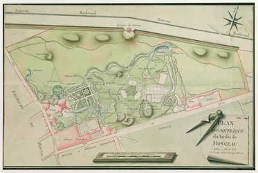 Plan des Parc Monceau, 1803